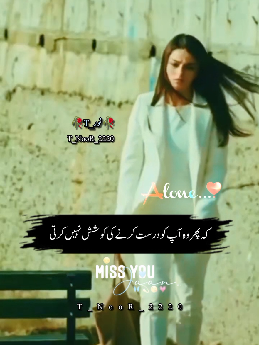 عورت اتنی جلدی پیچھے نہیں ہٹتی #T_NooR_2220 #tiktok #video #viral #foryoupage 