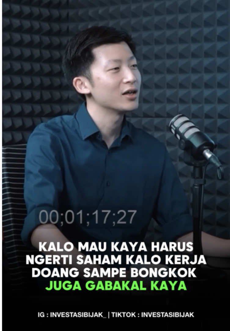 Kalo mau kaya harus ngerti saham, kalo kerja doang gabakal bisa kaya #andryhakim #stockwise #saham #sahamindonesia #investasisaham 