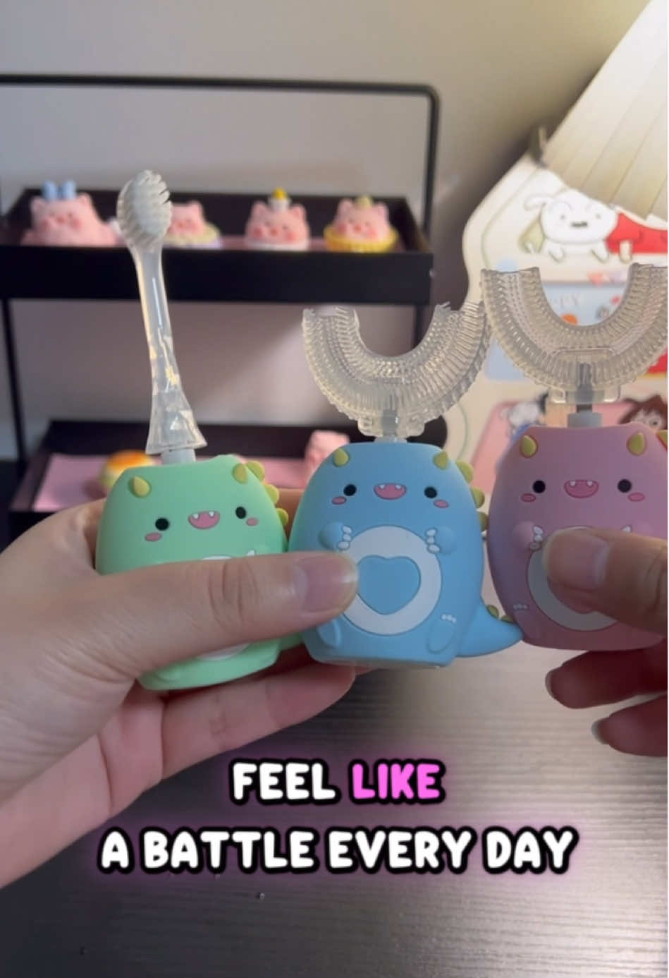 Make your baby love brushing teeth #tiktokshopbacktoschool #foryou #kidstoothbrush #brushingteeth #easybrushing #brushingfun 