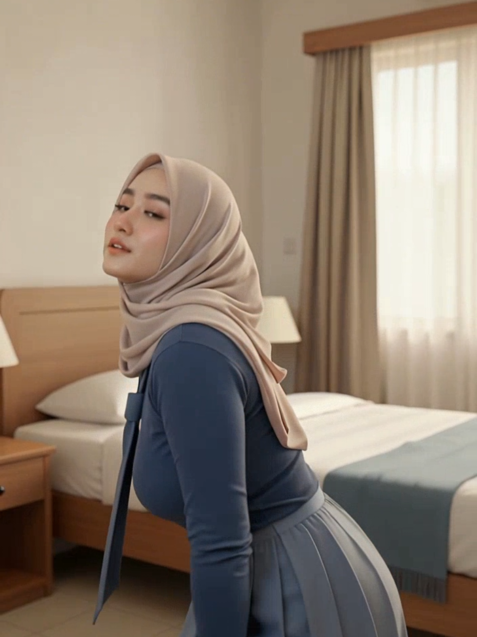 cosplay permintaan si dia 🤭 #jilbabcantik #fypシ゚ #viral 