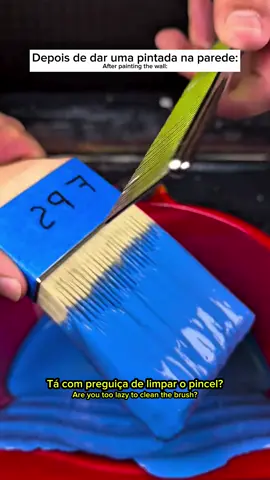COMO LIMPAR O PINCEL DE MANEIRA SIMPLES E RÁPIDA 🖌️ 