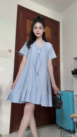 Bầu bí mặc tới lúc sinh vẫn oki la #đầm #dambaybydoll #đầm_xinh #outfit #thoitrangnu 