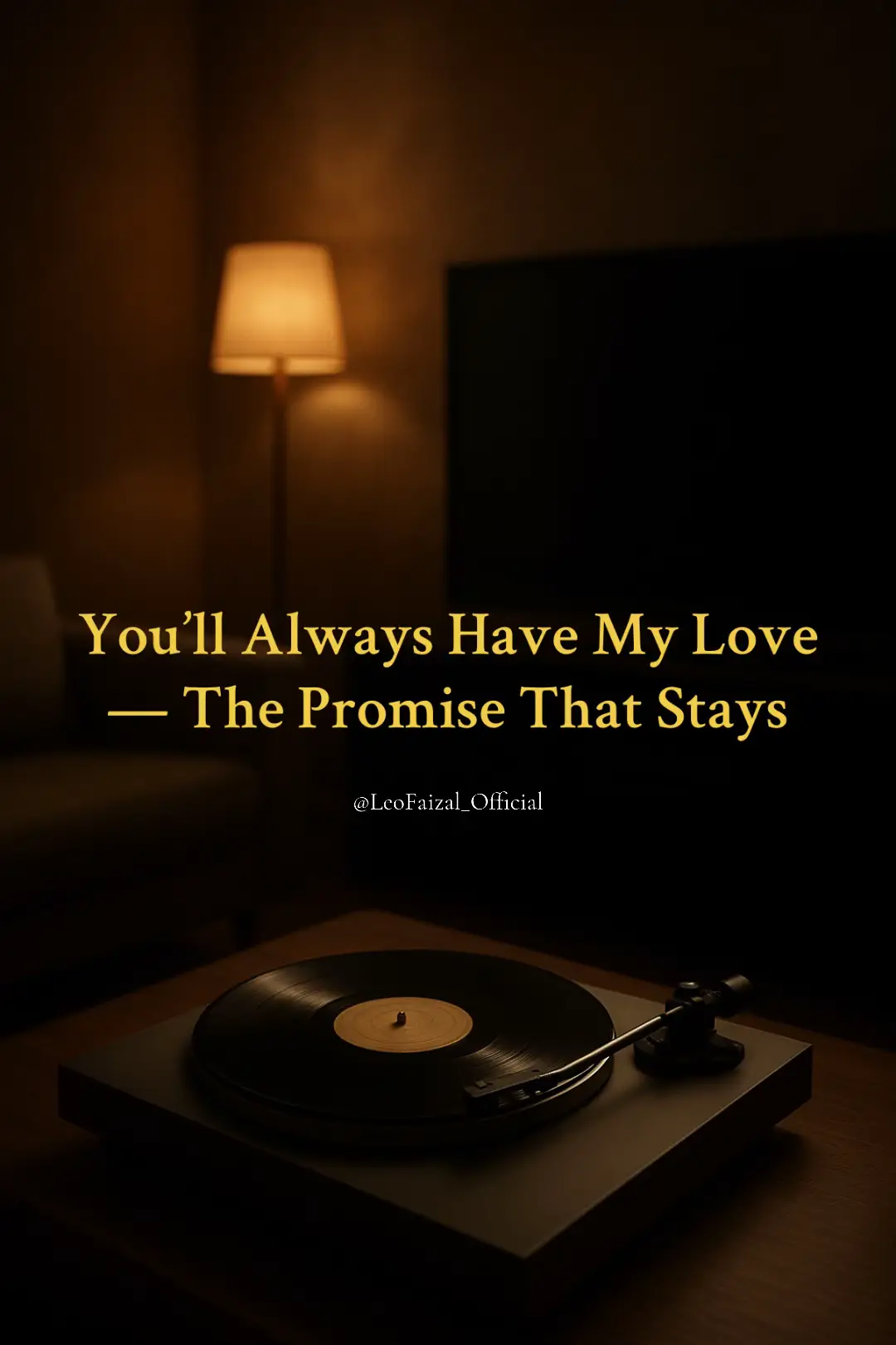 Sometimes love isn’t loud — It’s the quiet promise that stays, even when the world fades. No matter how dark the night or heavy the rain, someone out there still whispers… “You’ll always have my love.” 💞🌙 #TimelessLove #DeepFeelings #VTTUniverse #HeartfeltMelody #YoullAlwaysHaveMyLove