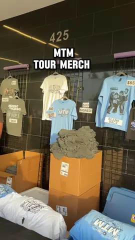 What merch looks like on this tour. This isn’t the VIP merch that’s separate. 💯✨ #trending #fyp #midnighttillmorning #merch #concert