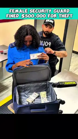 TSA Agent Busted For Stealing Cash From Passengers #police #cops #bodycam #viral #fyp 