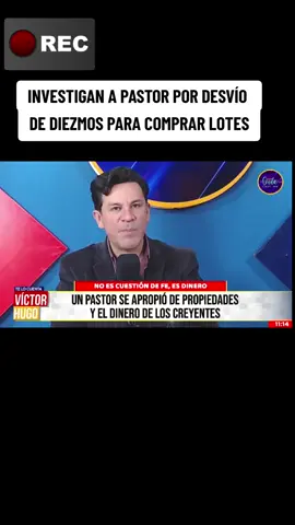 🔴💬👇El pastor Valentín Ramos y su esposa son investigados en Santa Cruz por el presunto desvío de diezmos y ofrendas destinados a la construcción de su templo durante siete años. Feligreses de la iglesia Espíritu Santo Quechua denuncian que los recursos y el trabajo voluntario fueron usados para la adquisición de lotes a nombre del líder religioso y su hijo. El caso expone un patrón de opacidad financiera y abuso de poder, donde el pastor ejercía control verbal y agresiones, supuestamente explotando la fe de la comunidad para enriquecimiento personal en lugar de construir la obra prometida. #Bolivia #Iglesia #Corrupción #Diezmos  Fuente : Te Lo Cuenta Víctor Hugo