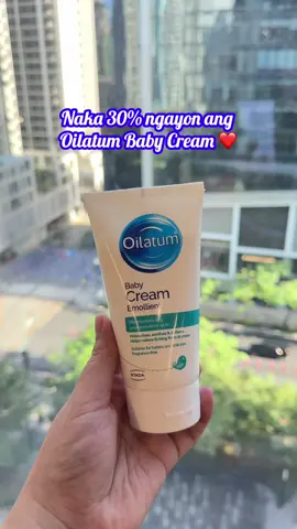 One of my baby’s holy grails 🥹💖 Oilatum Baby Cream! Perfect for babies and kids with dry sensitive skin (even sa kagat ng lamok, sobrang effective huhu 😭) Wag na magpahuli, mommies — check out na! #fyp #babytiktok #oilatumbabycream #dryskin #sensitiveskin 