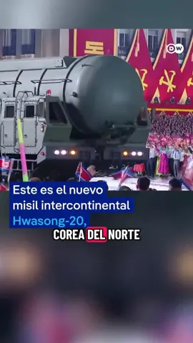 Corea del Norte 🇰🇵 presenta por primera vez su misil intercontinental más poderoso, capas de alcanzar 🚀Estados Unidos #estadosunidos🇺🇸  #coreadelnorte  #mundo #poder #corea 