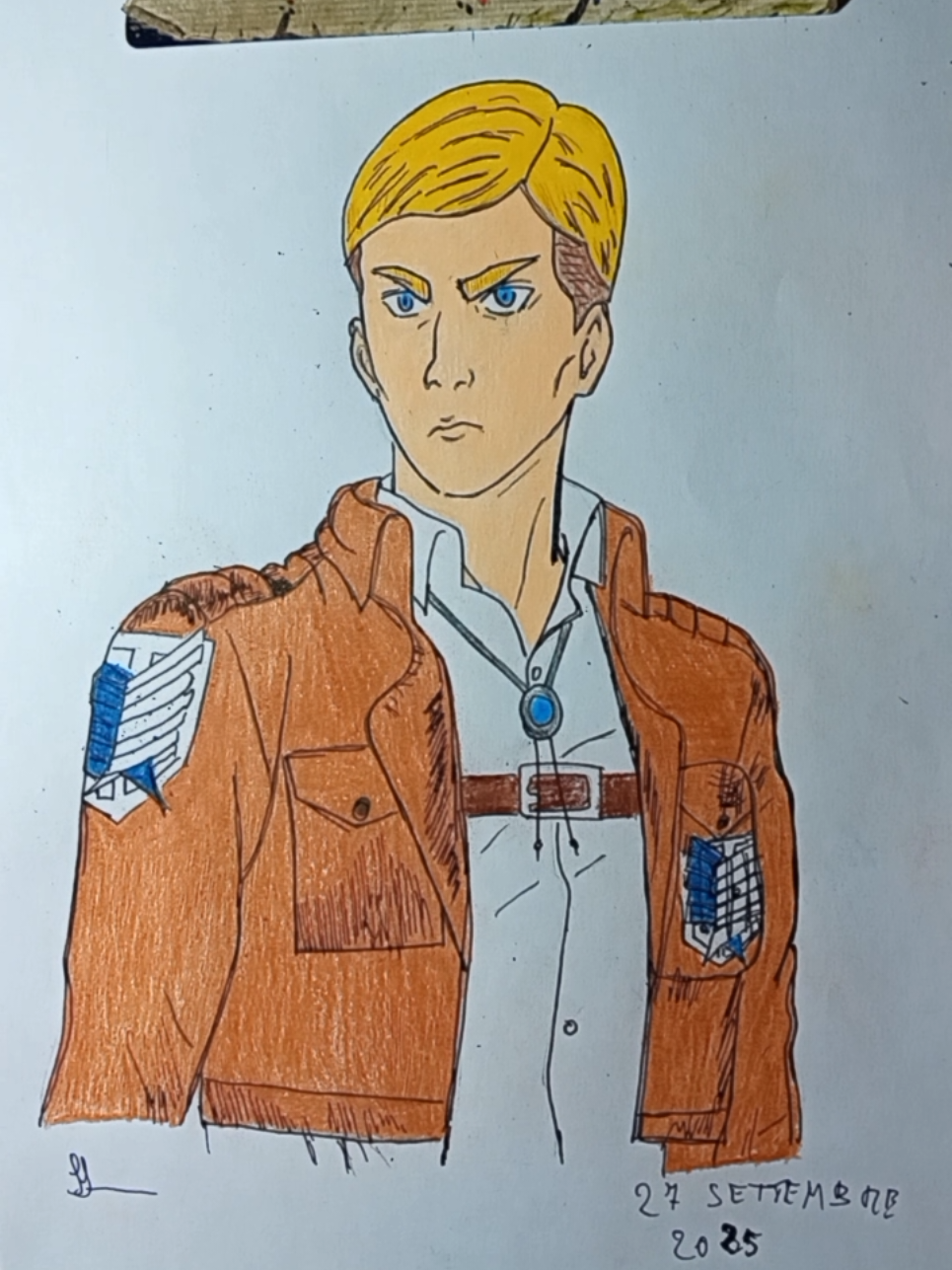 #AttackOnTitan #Attaccodeigiganti #Erwin #comedisegne #perte 