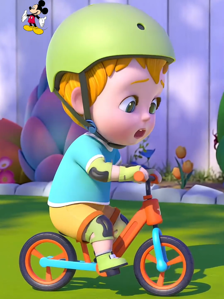 Learn To Ride a Bike | Nursery Rhymes & Kids songs | NuNu Tv  #edit  #singalong #kidsoftiktok #fyp #nursryrhymes #viralvideo #cartoon #foryou #foryoupage 