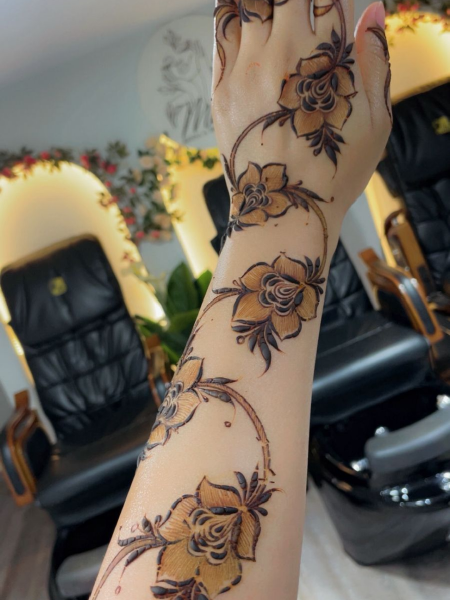 #Mehndi design #Arabic heena 