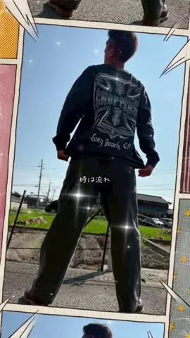 ウエストチョッパーズロンT 愛車のドラックスター 今が1番いい季節ですねー 大学にも通勤で一緒に通ってます😆 #古着 #ドラックスター400クラシック#アメカジ  #アメリカン#キャラクター 
