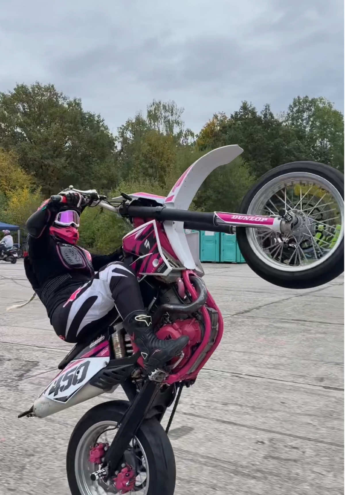 GSW Season End 🔚🏍️ #exc #ktm #girlswhoride #bikergirl #wheelie 