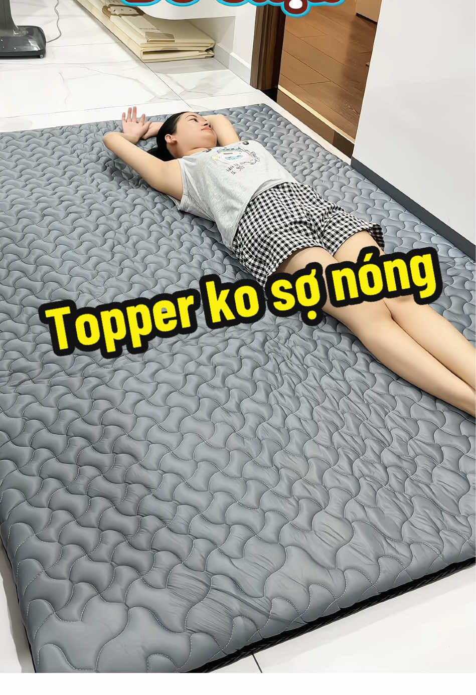 Nệm topper này ko sợ bí nóng nha #nemtopper #topper #nemtoppercaocap #nemtopperxuatnhat #nemtopperchatluonggiataixuong 