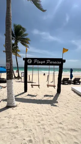 Playa Paraíso 🏝️ #mexico🇲🇽 #tulum #playa #sol #arena 
