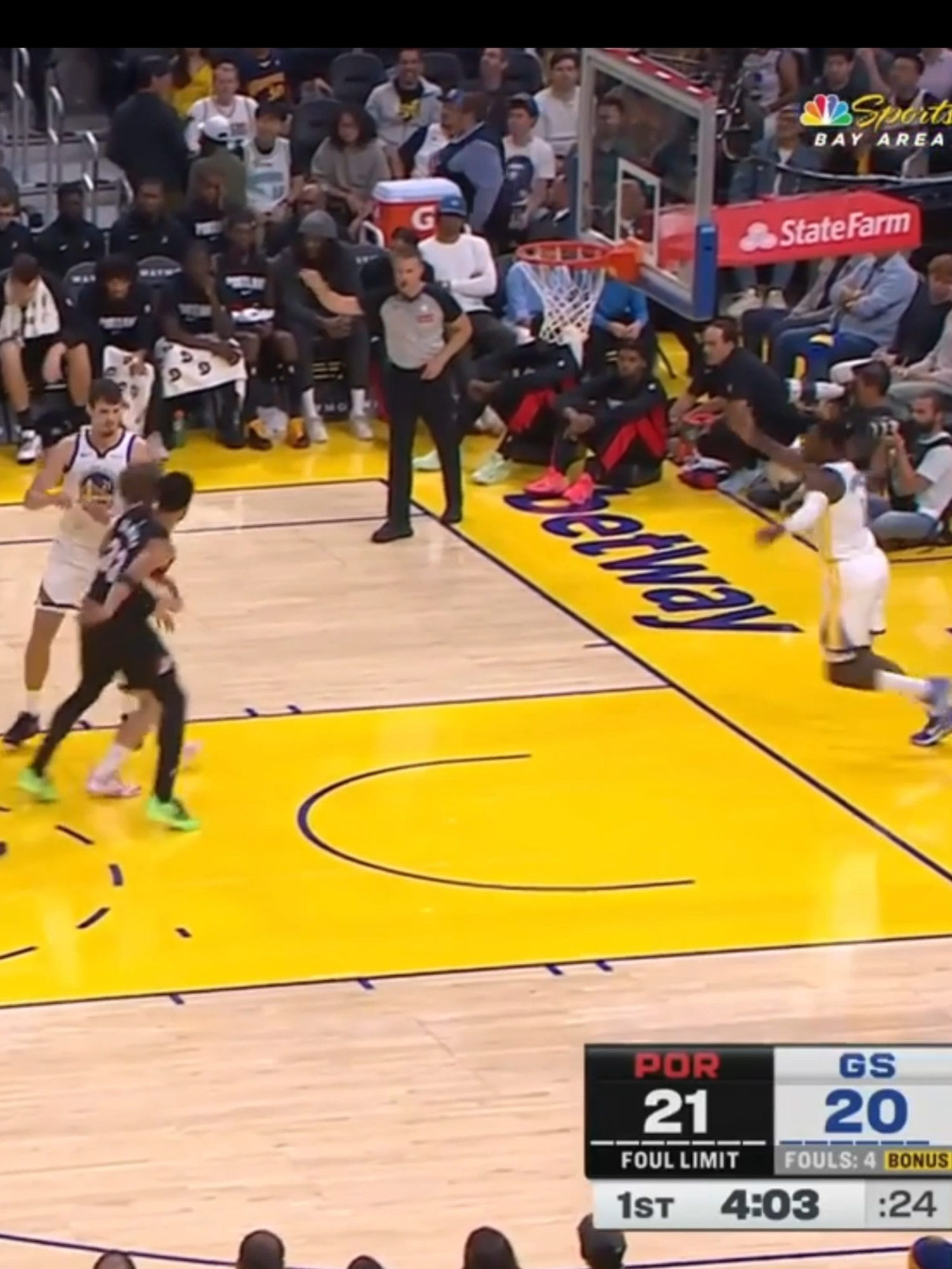 I understand Steve Kerr now 💀  #jonathankuminga #stephencurry #warriors #NBA #lowlights