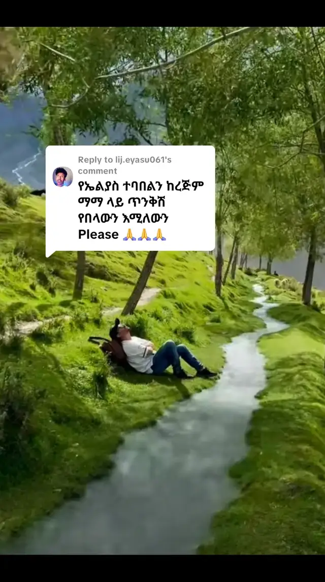 Replying to @lij.eyasu061 