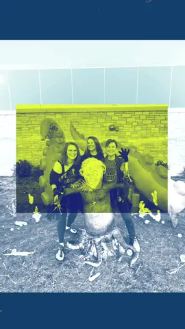 #TBT 💜 Barrington Park District nailed it! 🎉 So happy we snapped some pics before they took it away! 🥰🤣 #BirthdayTradition #HappyOctober #Amigas #Villains 🦄👑 @helensmartypants @axana 