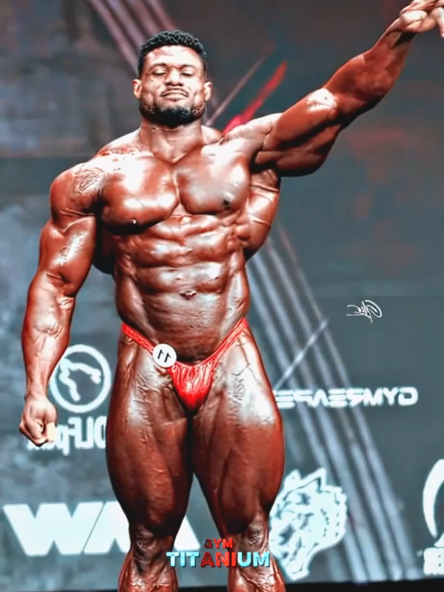 Andrew Jacked at Mr. Olympia 2025. 💀 #bodybuilding #gymedit #foryou #mrolympia