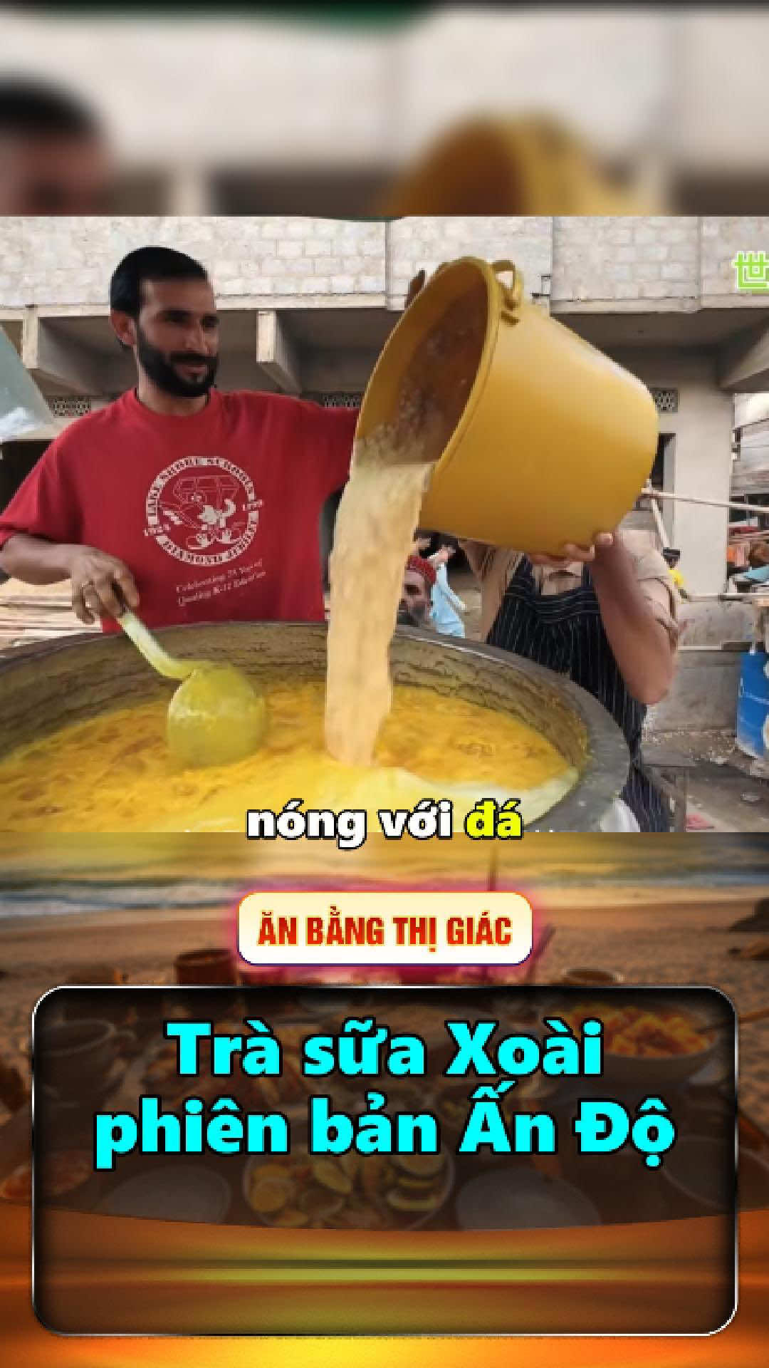 Trà sữa xoài Ấn Độ #reviewanngon #india #doanvat #amthuc #anuong 