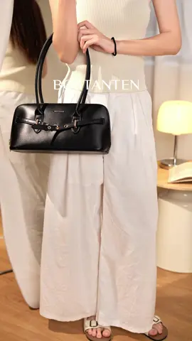 Matching tones, perfect vibes 🌷 The Chloe Shoulder Bag makes every OOTD feel put together.✨ #Bostanten #FYP #TasWanita #TasSelempang #fyppppppppppppppppppppppp 