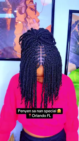 Model Penyen sa nan special #twist #braids #tresse #orlando #capcut 