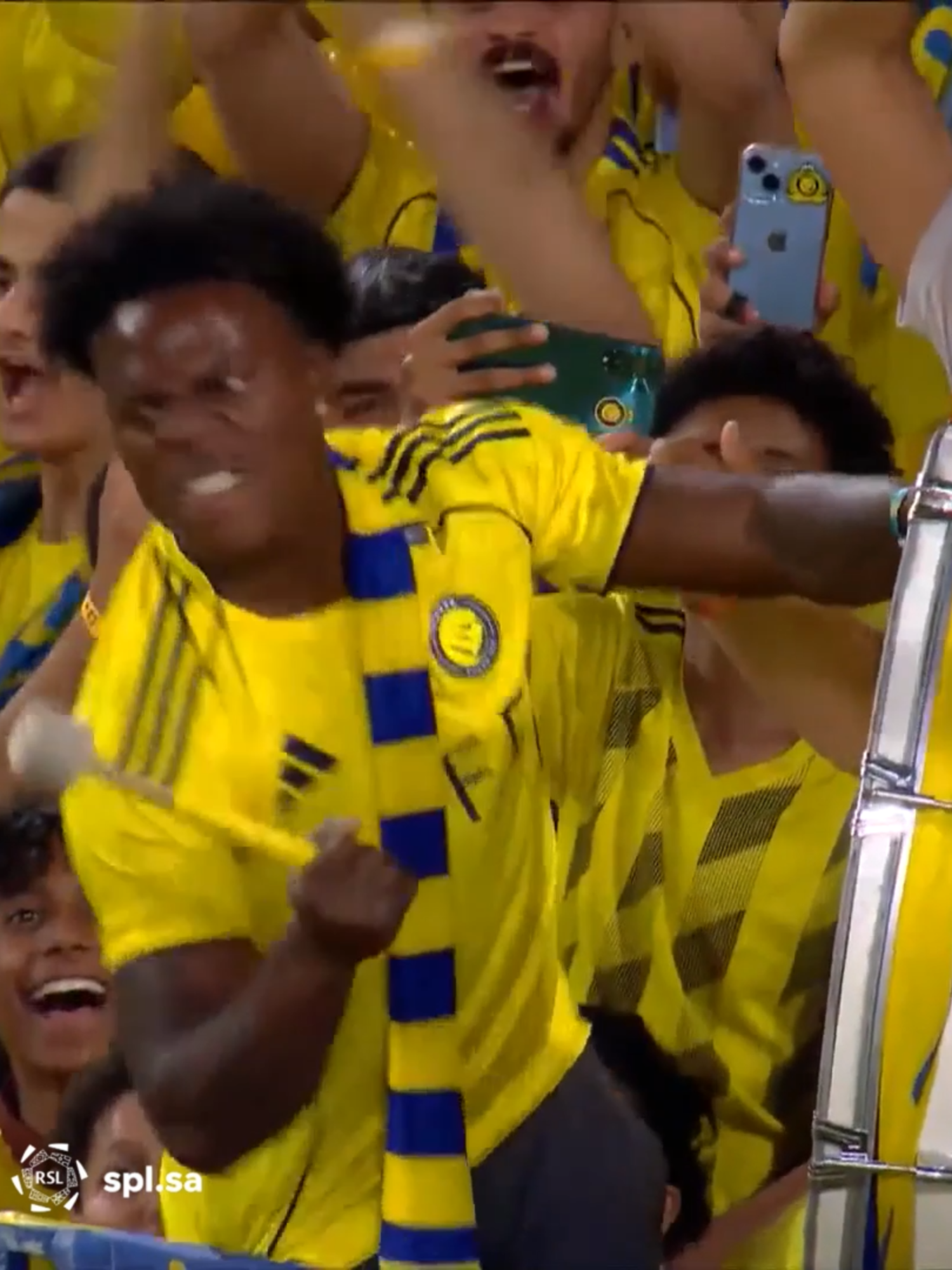 Cristiano Ronaldo leading the famous viking clap 👑 … with a special guest — IShowSpeed! #RoshnSaudiLeague  #sportsinsaudi #spl #sportsontiktok