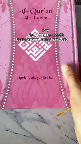 MasyaAllah nemu AlQuran cantik warna pink #alquran #alqurankarim #alqurancustomnama 