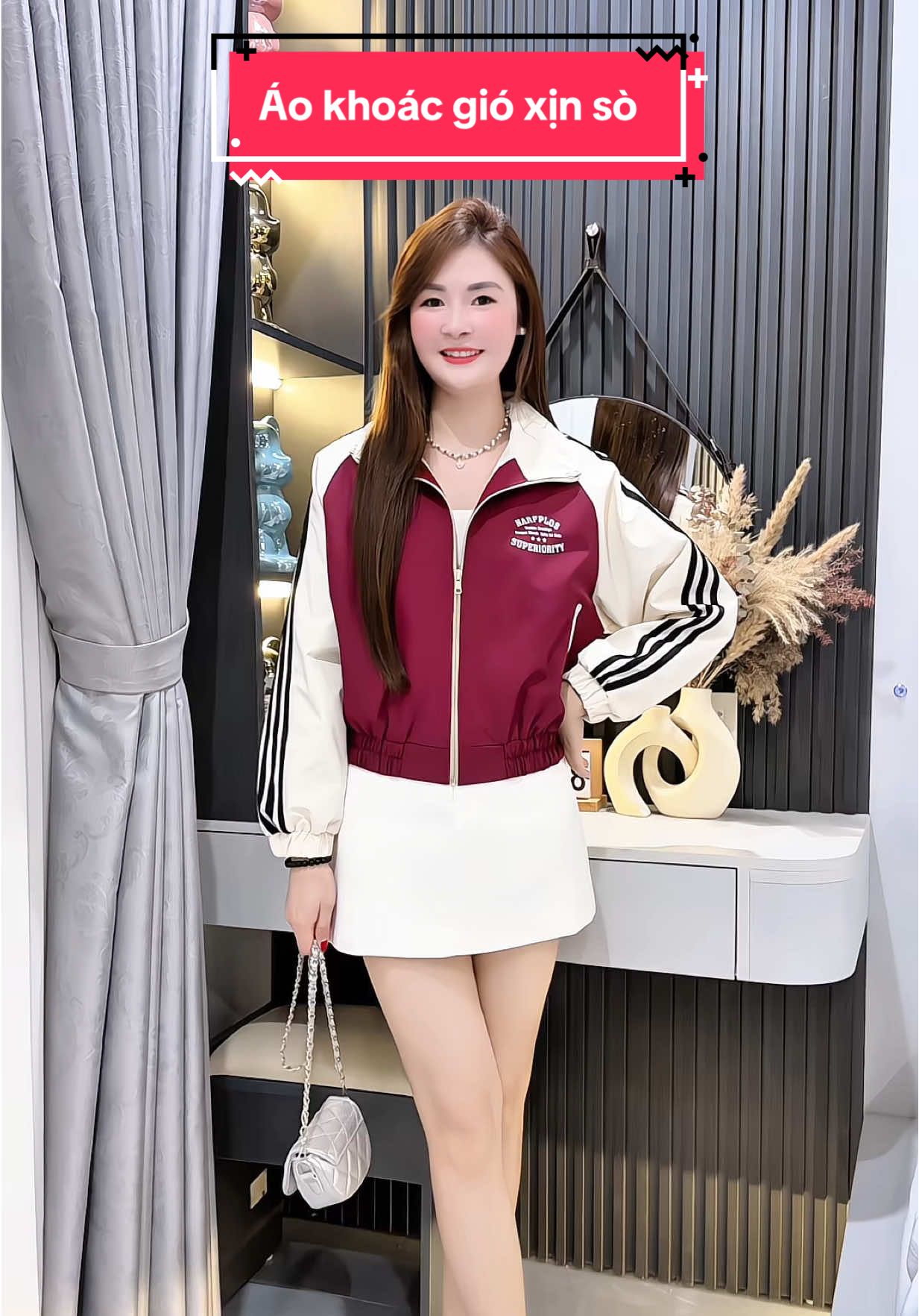 Áo khoác gió xịn sò may hai lớp cẩn thận ❤️ #aokhoacgio #aokhoacgio2lop #aokhoacnu #xuhuong #Dungonha 