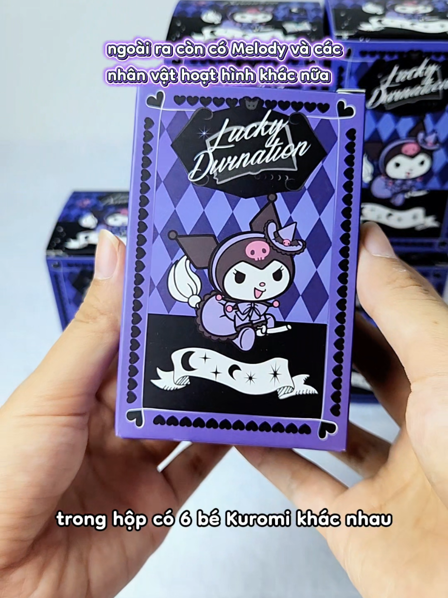 Hộp mù này đáng iu ghê 💜🩷 #blindbox #kuromi #sanrio #dochoi 