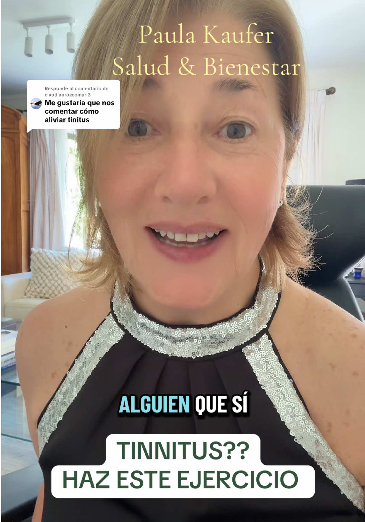 Respuesta a @claudiaorozcomari3 🔊 El tinnitus es un grito del cuerpo pidiendo atención. Aquí te muestro un ejercicio altamente eficaz para reducir el impacto que tiene el tinnitus especialmente en las noches, cuando el silencio lo hace más evidente Solo necesitas 5’ con el Método Kaufer®️ para relajar tu sistema nervioso y recuperar la calma interior. 🌿✨ #MétodoKaufer #PaulaKaufer #Tinnitus #RuidoEnLosOídos #oidos          