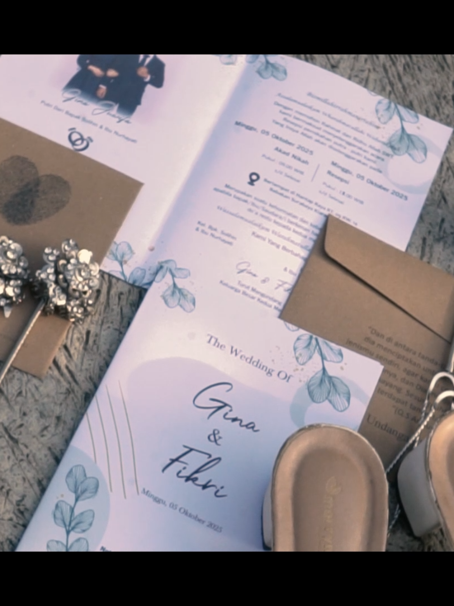 The story of wedding  Gina & Fikri ✨🕊️ #wedding #pernikahan #cinematikwedding #videowedding #fotograferbandung 