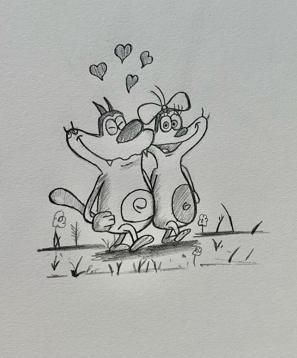 Oggy #oggyandcrockroaches #mewing #art #meme #oggyetlescafards 