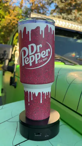 Dr Pepper 40oz Tumbler! Available on my TikTok shop! #drpepper #sodapop #soda #tumbler #fyp 