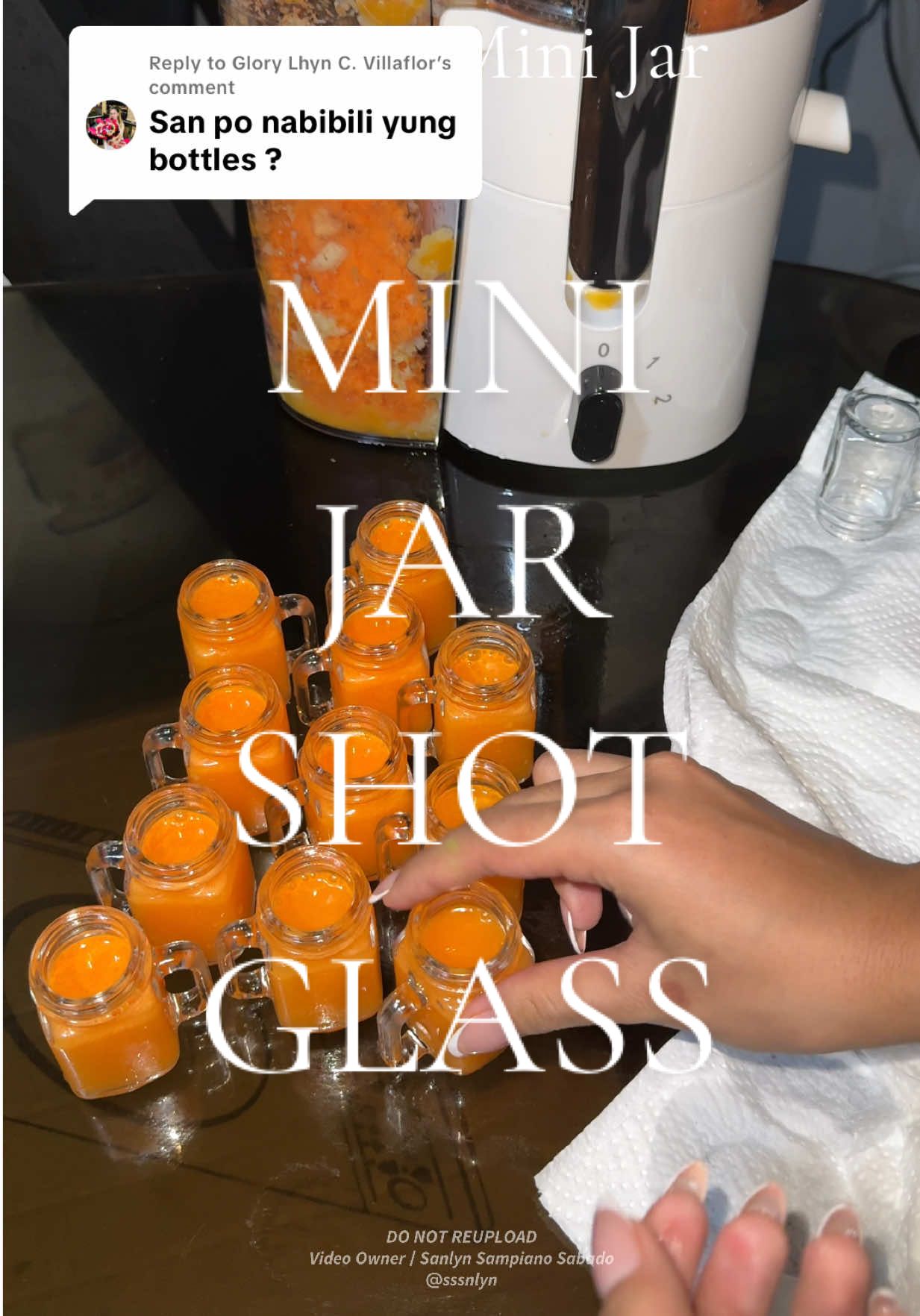 Replying to @Glory Lhyn C. Villaflor here po para sa mga nag hahanap ✨❤️ #minijar #shotglasswithlid #minijars #minijar 