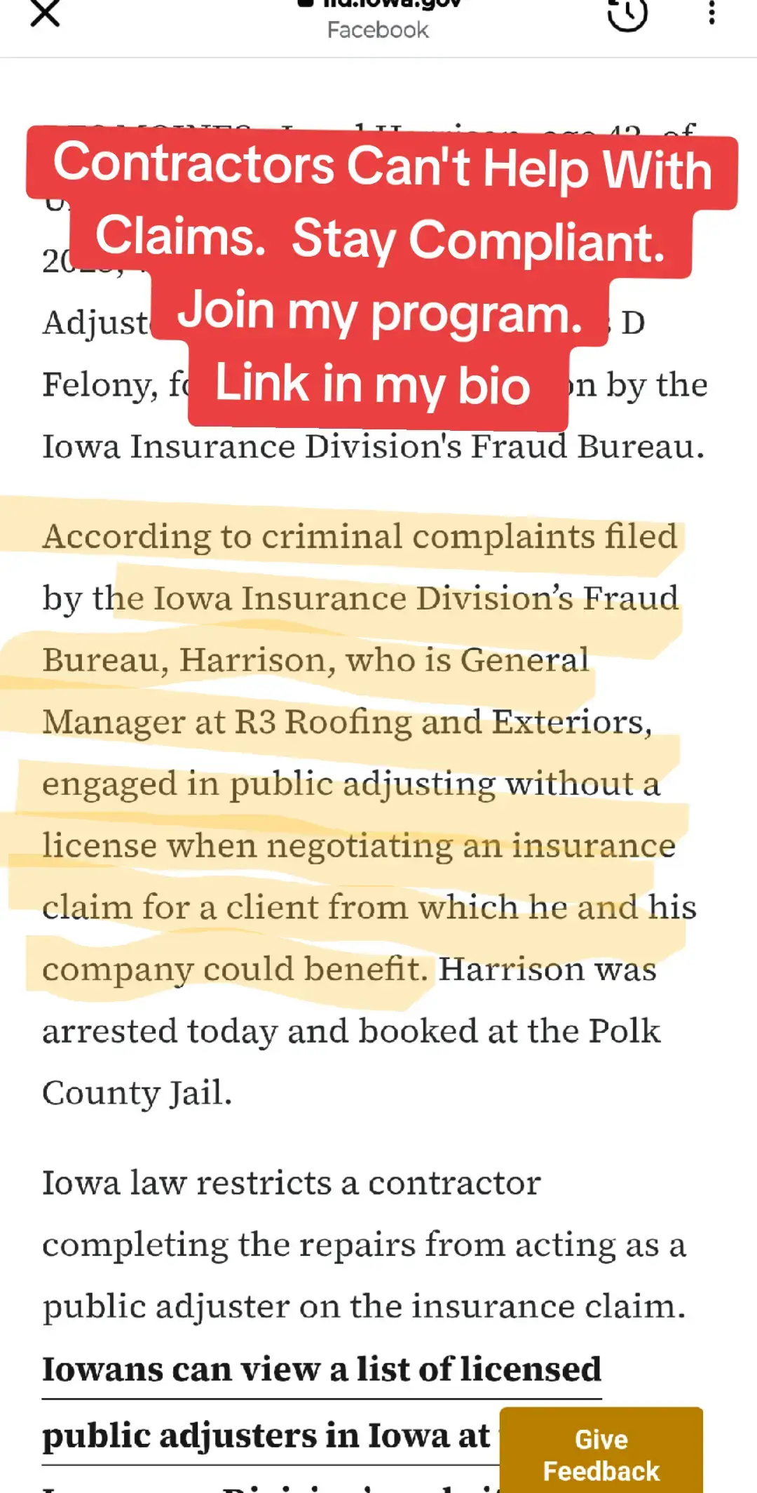 Visit my website to learn more. InsuranceClaimGuy.com