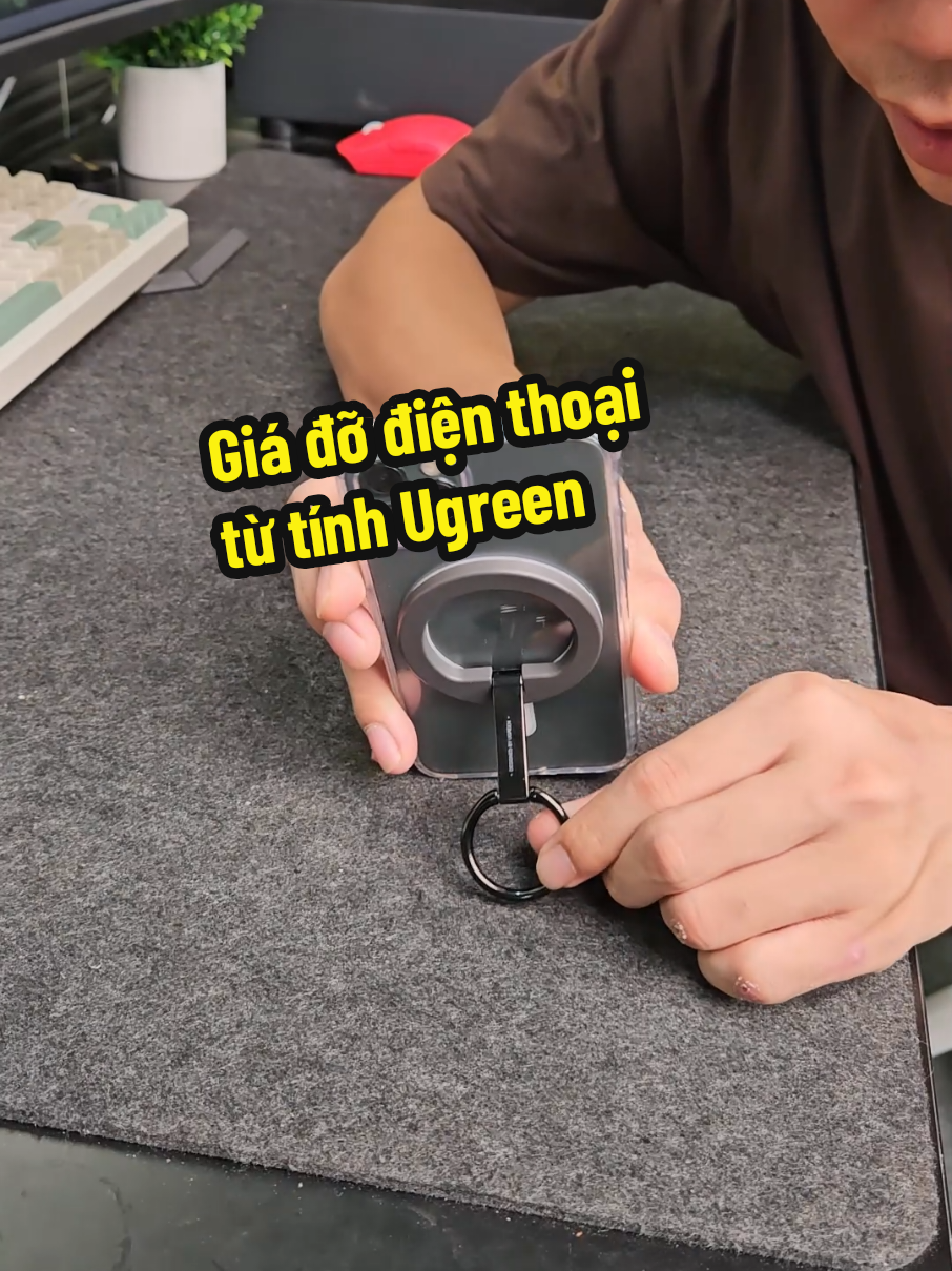 Giá đỡ điện thoại từ tính Ugreen nhỏ gọn, nhẹ.  #dephuongthu #giadodienthoai #giadodienthoaitutinh #giadodienthoainhogon #ugreen 