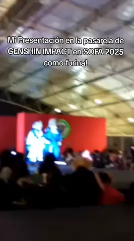 perdón la calidad 😓  neuvillette : @PachangasFlow  #GenshinImpact #pasarela  #furina #SOFA #Sofa2025 