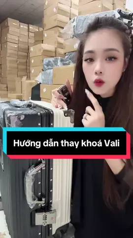 Hướng dẫn thay khoá Vali Khung Nhôm cực đơn giản #valitrangdoan 