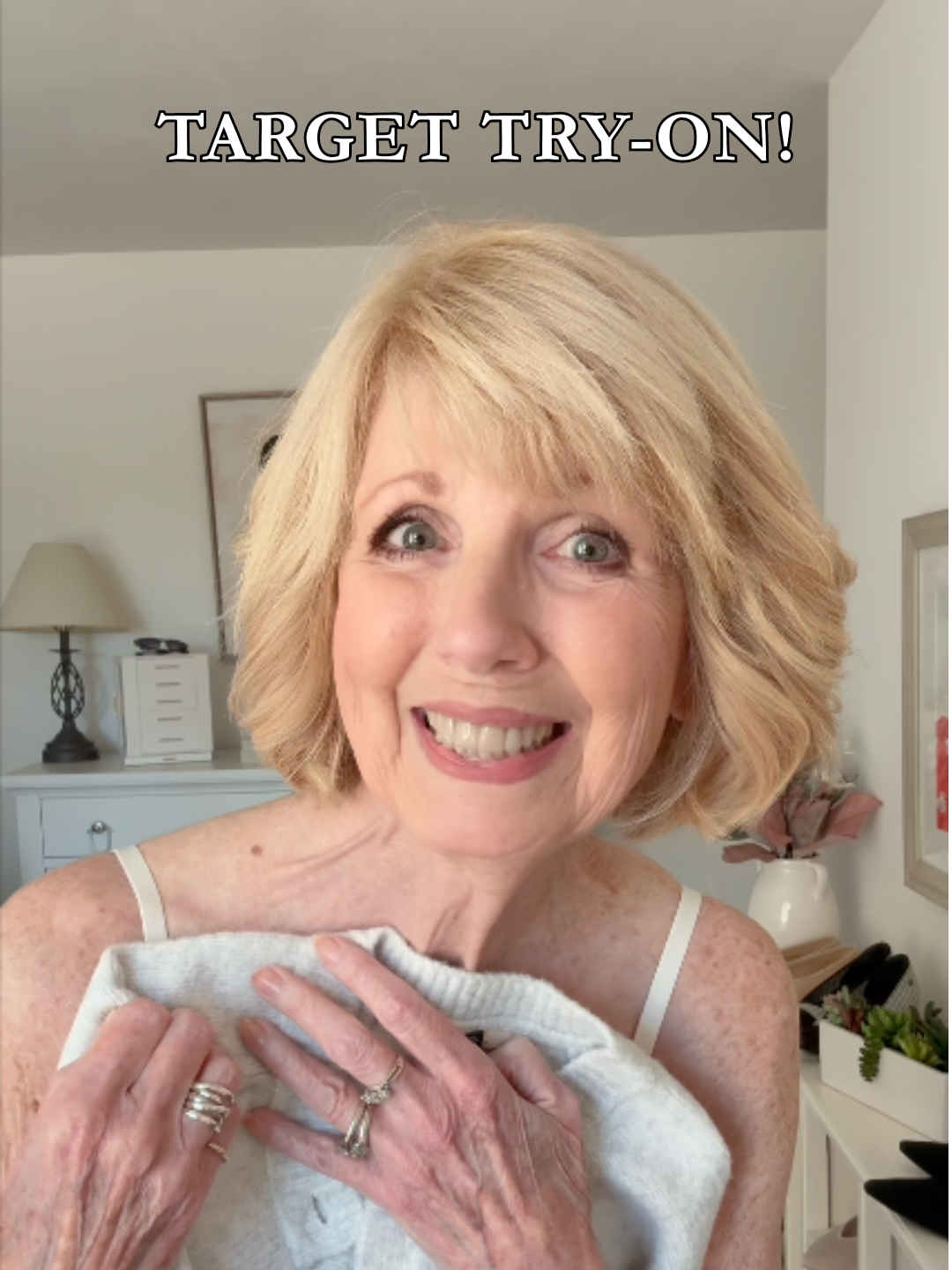 Come style with me as I put together looks with this short-sleeved grey sweater 🤍⁠ It’s a cozy-chic fall must-have — simple, stylish, and so easy to wear 🍂⁠ ⁠  Link in bio for more outfit ideas! #targethalloween #tryonhaul #targetfindsforyou #fallfashion #fyp