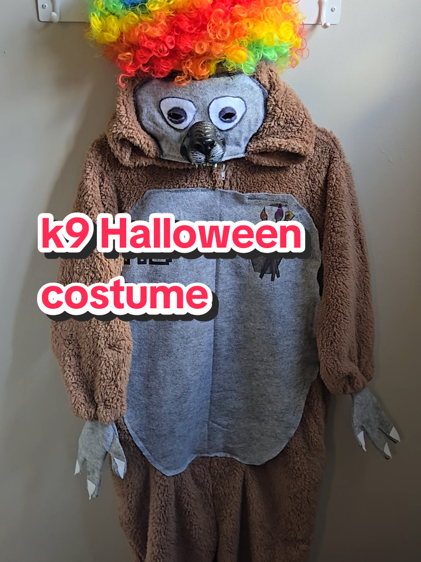 I'm certain my son is his biggest fan!!  I'm so excited for him to see it when he gets home! Who wants a reveal vid?!! @K9  did I nail it?! #k9gtag #gorillatag #homemadecostume #halloween2025 