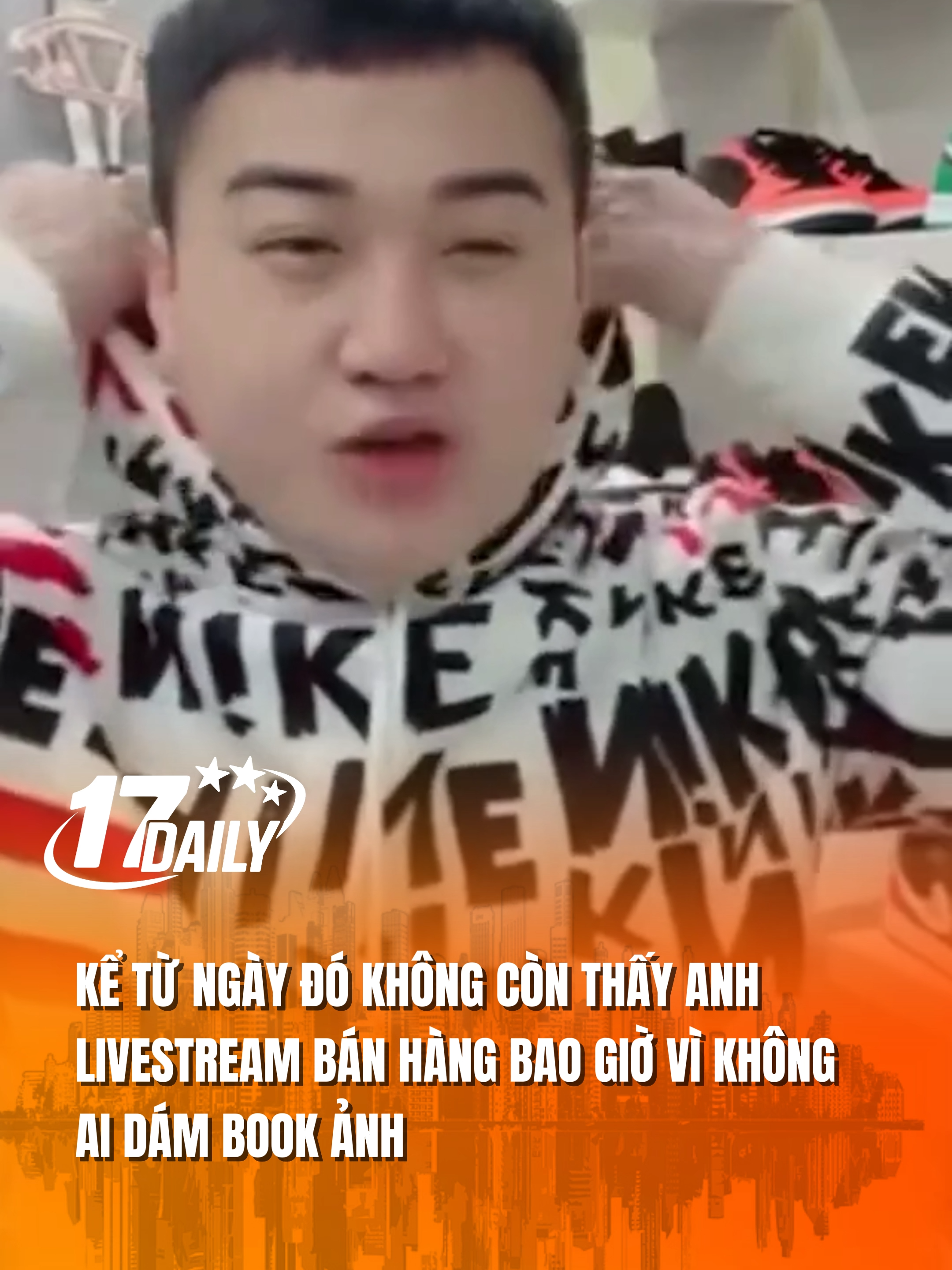 Kể từ ngày đó không còn thấy anh livestream bán hàng bao giờ vì không ai dám book ảnh. #17network #17daily #funnyvideos #longshen #vanchay #livestream