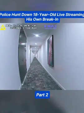 Police Hunt Down 18-Year-Old Live Streaming His Own Break-In #cops #copsoftiktok 