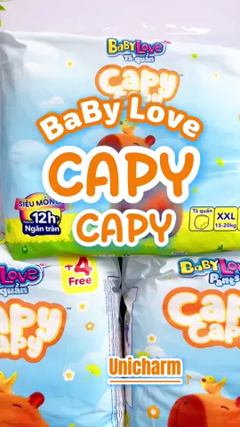 Review bỉm tã BabyLove Capy capy. Các Mẹ tham khảo nhé! #mebevuongtron#review#tabim#bimcapy#bimquancapy#xuhuong 