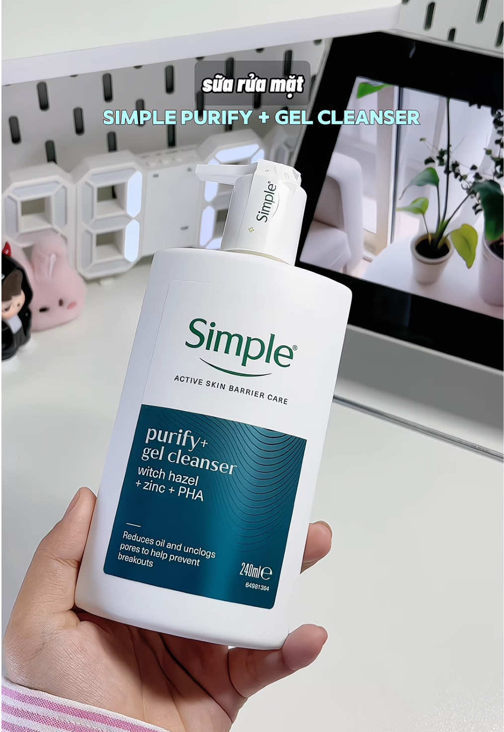 Sữa rửa mặt bản mới ra của nhà Simple dành cho da dầu mụn nè 💦#suaruamatsimple #suaruamatdadaumun #simple #unboxing #review 