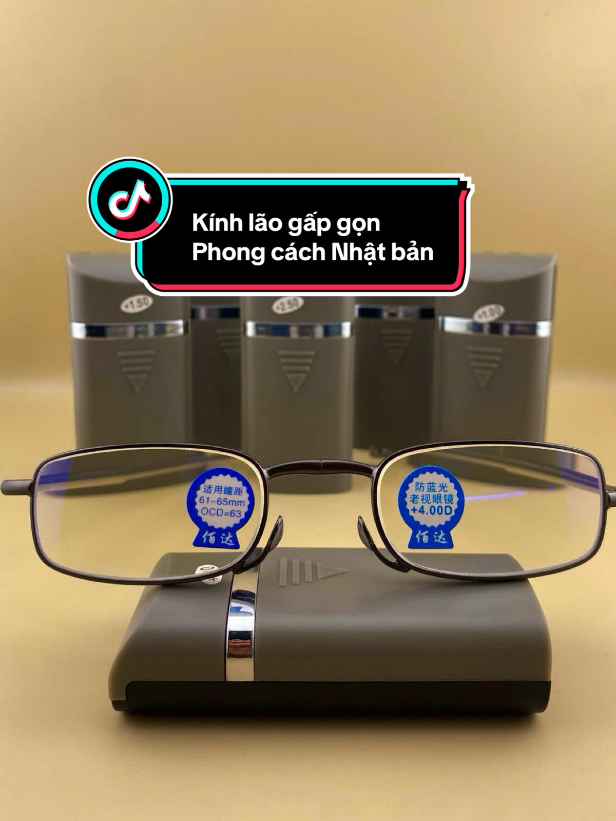 Kính lão gấp gọn - Phong cách Nhật bản - món quà tinh tế #xuhuong2025 #kinhlao 