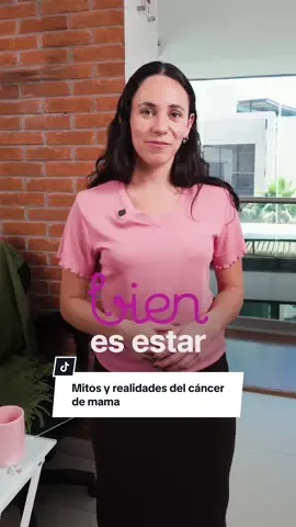 El miedo al cáncer de mama es real, pero la desinformación no nos ayuda. 💖 La clave para la tranquilidad está en los datos correctos. Rompamos los mitos más comunes para que elijas el bienestar. #MitosDelCáncer #CáncerDeMama #Bienestar #Salud #Empoderamiento  
