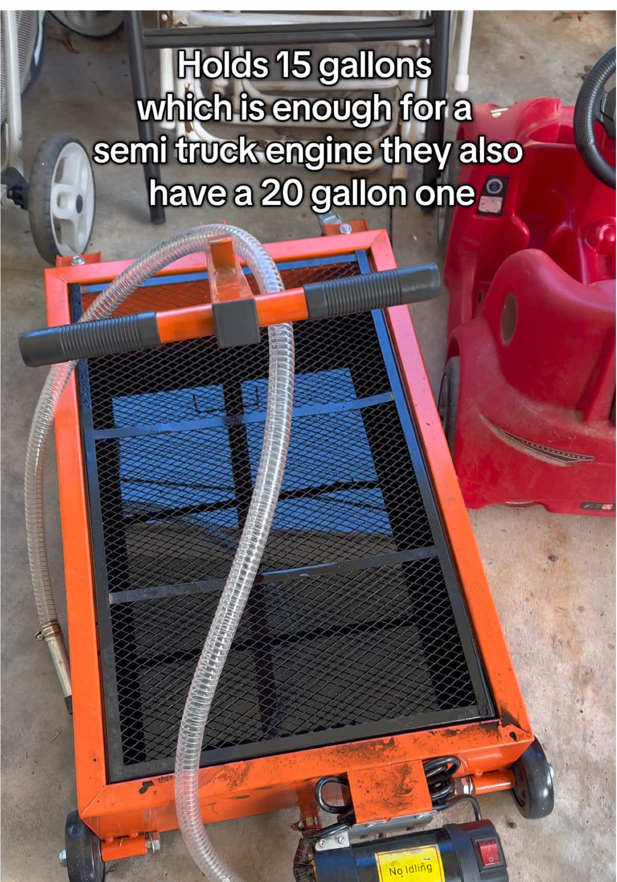 Oil drain pan makes oil changes easier and prevents a big mess #oilchange #drainpan #mechanic #trucks #cars 