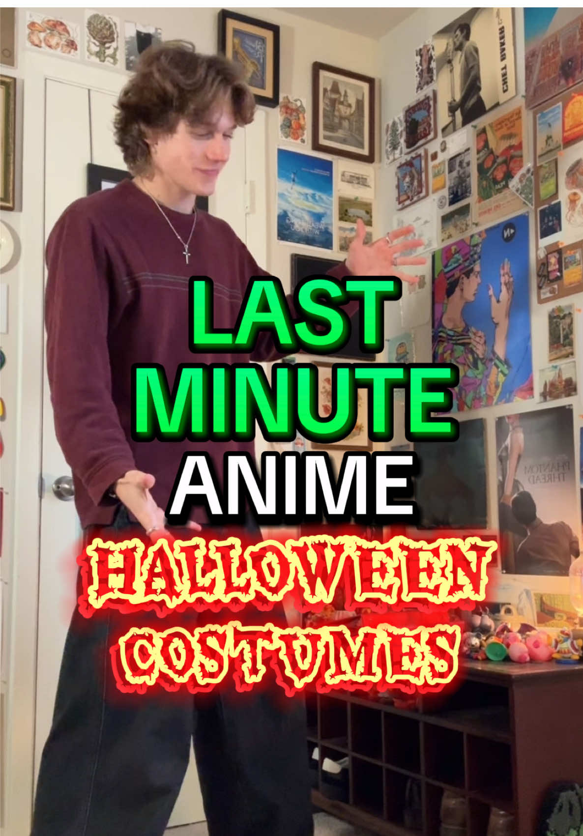 last minute anime halloween costumes :3 #halloweencostume #deathnote #neongenesisevangelion #jojo 