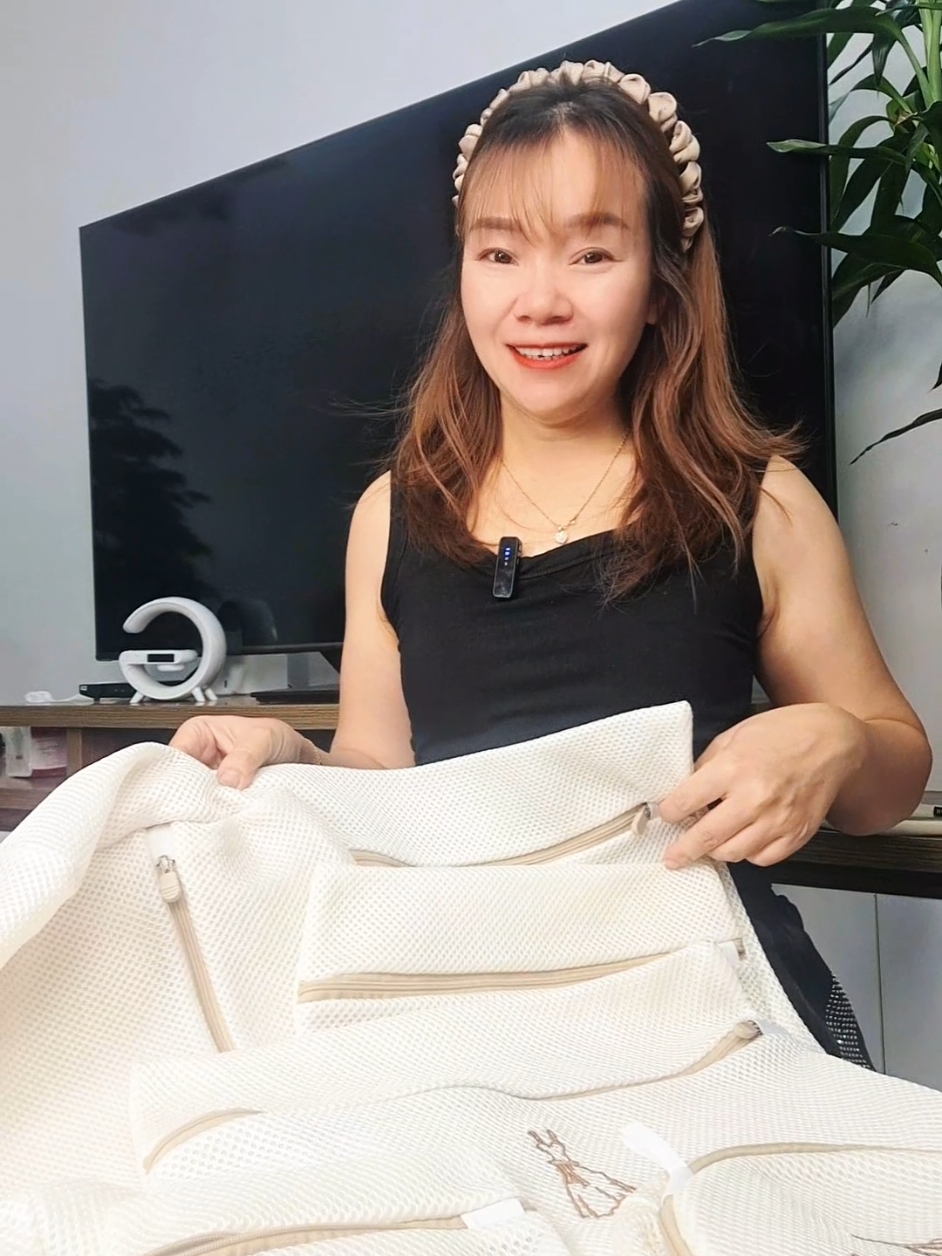 Bí kíp để giữ quần áo bền màu như mới là sử dụng túi lưới giặt quần áo #xuhuong  #tuiluoigiatquanao 